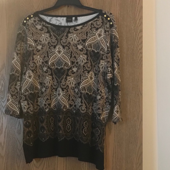 Rafaella Tops - Gorgeous Rafaella Tunic 3X